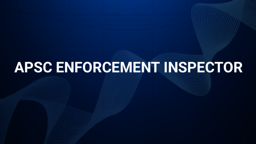APSC Enforcement Inspector Answer Key 2025 Out 1 apsc enforcement inspector